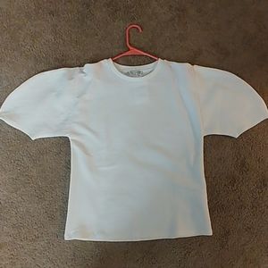 Zara Thick White Tee